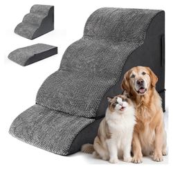Dog Stairs for Small Dogs, Puppy, Older Cat, High Density Foam Pet Ramp for Sofa