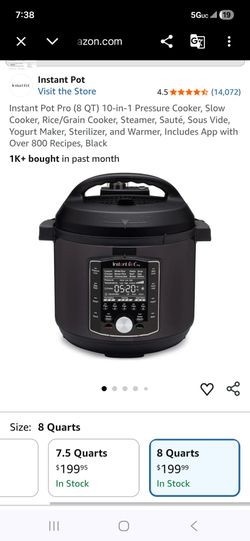 Instant Pot Pro (8QT) 10 in 1