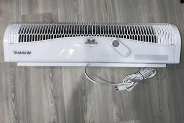 Vornado TRANSOM Window Fan with 4 Speeds, Remote Control, Reversible Exhaust Mode, Weather Resistant Case, White