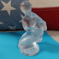 Lalique frosted art glass Diana the Huntress (2)