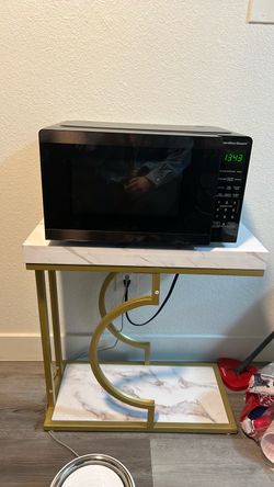 Microwave  and table for sale