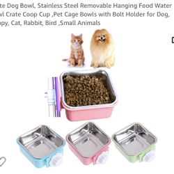 Small Pet Crate Bowl