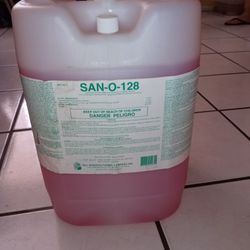 SAN-0-128 Sanitizer By Hill Manufacturing Co. 4 Gallons