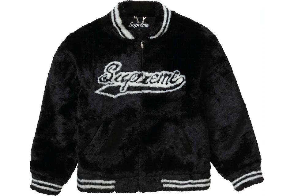 Supreme Faux Fur Varsity Jacket Size S for Sale in Miami, FL Supreme Faux Fur Varsity Jacket Size S for Sale in Miami, FL