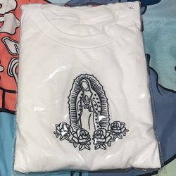 New Virgin Mary Embroidered Shirt Any size 25$