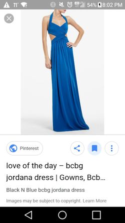 BCBG Maxi dress (royal blue)