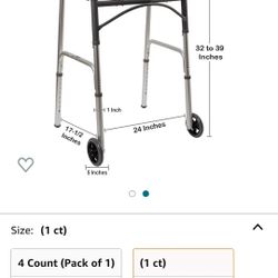 Folding Walker With Wheels