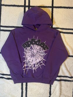 PURPLE SP5DER HOODIE