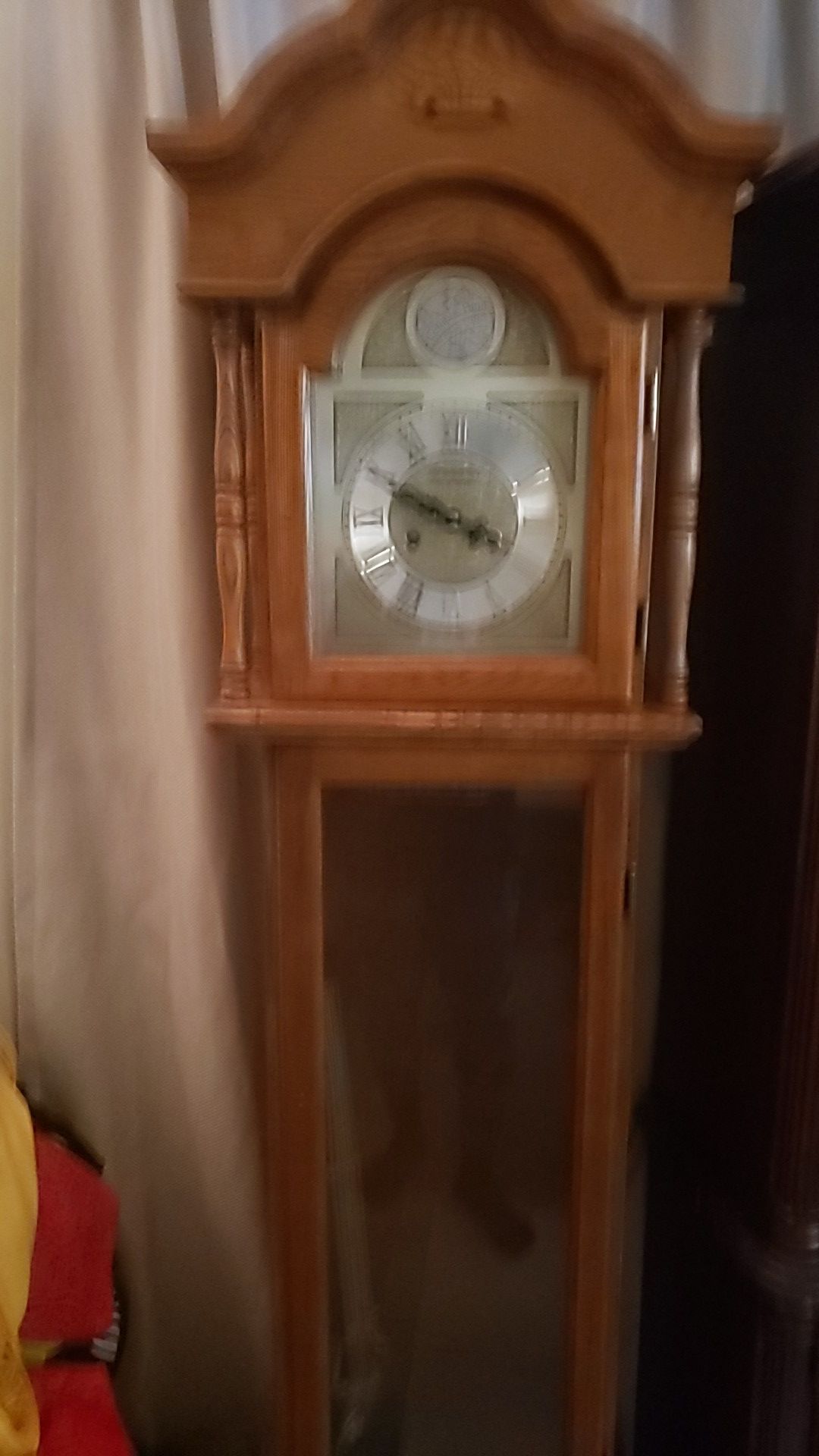 Antiques Tempus Fugit grandfather clock
