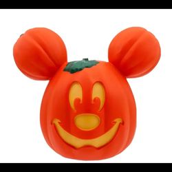 Disney Parks Halloween 2023 Mickey Mouse Light-Up Jack-o'-Lantern Giant Pumpkin
