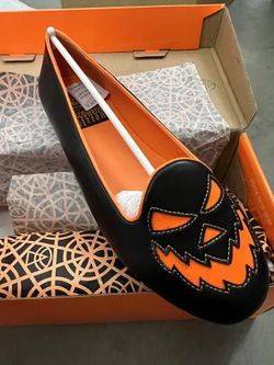 Strangecult Pumpkin Flat Shoe