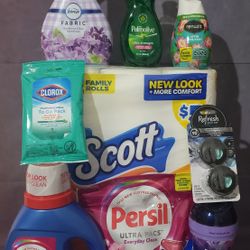 Lot Of 9 Persil Household Bundle 