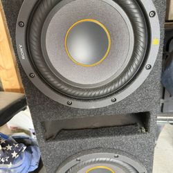 Sony 10” Subwoofers ES SERIES in Slot Port Box