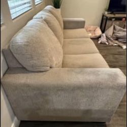 Beige 3 Seater Couch