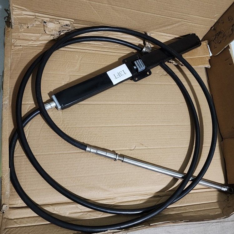 for SeaStar SSC13413 Rack & Pinion 13ft Mechanical Steering Cable Teleflex Marin