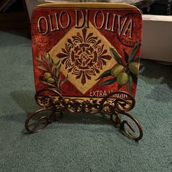 Decorative Plate With Stand