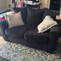 Couch  Blue Fabric