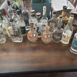 Whiskey bottles 