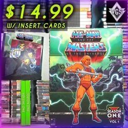 *COMPLETE* He-Man and the Masters of the Universe - Season One Vol. 1 DVD w/ Insert Cards

