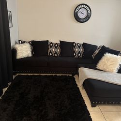 Black Sectional 