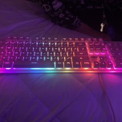 Magegee Pink Gaming Keyboard With Led 