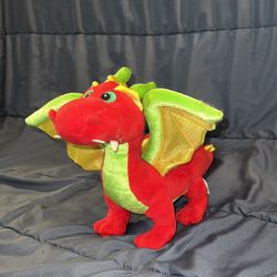 Chineese Dragon Plush From Epcot’s China With Roaring Voicebox