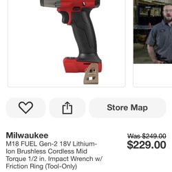 1/2 Mid-torque Impact  Wrench  W/ Friction  Ring