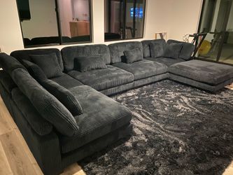 🛋️ Seccional XL Nuevo de Pana – ¡En Caja! 📦