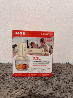 IHOM IHM-1103E cordless hand mixer