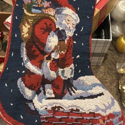 Vintage Santa Stoking 
