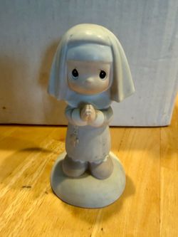 Precious Moments 1984 "Get Into The Habit of Prayer"