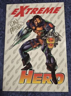 EXTREME HERO SIGNED BY DAN PANOSIAN 1994 NM IMAGE COMICS