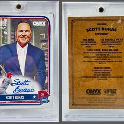 2024 Onyx Vintage Extended - Scott Boras - Autographs