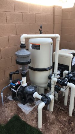 New pool equipment and pools