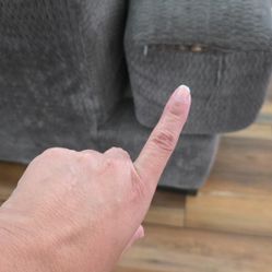 2 Piece Dark Grey Couches