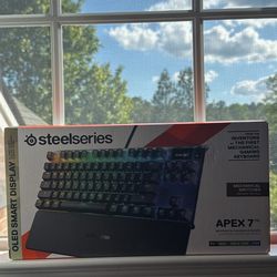 Steelseries Apex 7 TKL Keyboard Brown Switches Brand New Sealed