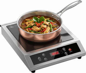 Brand New 1800W Commercial Induction Cooktop – Stainless Steel