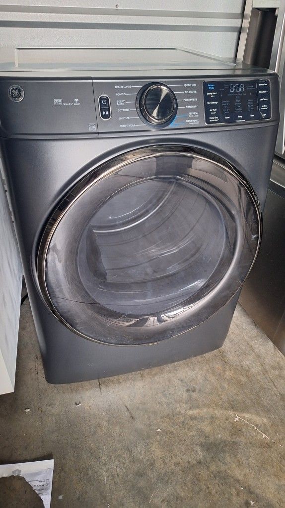 Electric Dryer 27"inch Ge-profile Front Load Whit Warranty
