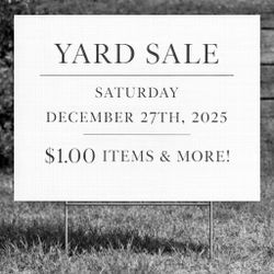 YARD SALE / GARAGE SALE 