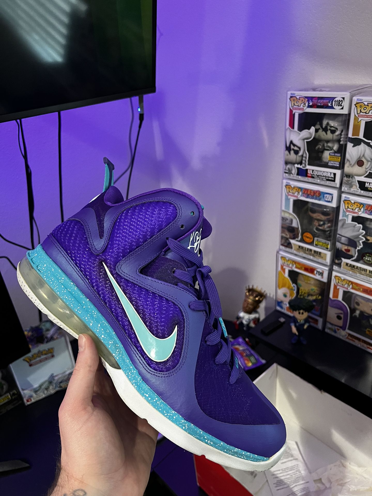 Nike LeBron 9 'Summit Lake Hornets' Shoes - Size 10.5