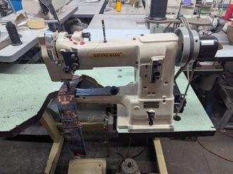 Shiang Wang WR-335A, Walking Foot Cylinder Sewing Machine with Synchronizer