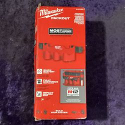 🧰🛠Milwaukee PACKOUT M12 Battery Tool Box Rack Attachment-NEW!-$20!🧰🛠