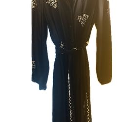 LEA Women’s Long Black Dress Size S 