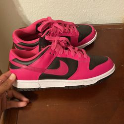 Nike Dunk Low Fierce Pink And Black 