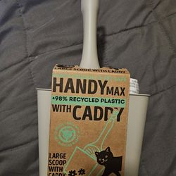 Handy max, with caddy cat litter scooper