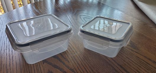New Food Container With Lid - Plastic