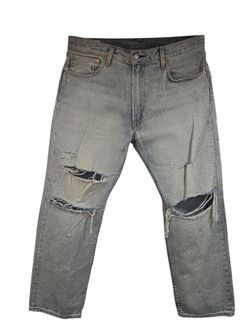Levi's Premium Men 1961 551 Z Authentic Straight Fit Zip Fly Jeans Blue 36/32
