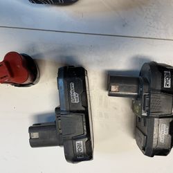2 Ryobi Batteries 
