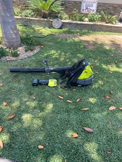 Ryobi Sopladora Con Cargador Y Batería 