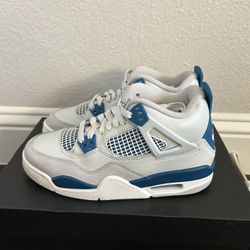  New Nike Air Jordan 4 Retro GS Military Blue 2024 Size 6Y or 7.5W HF4281-141